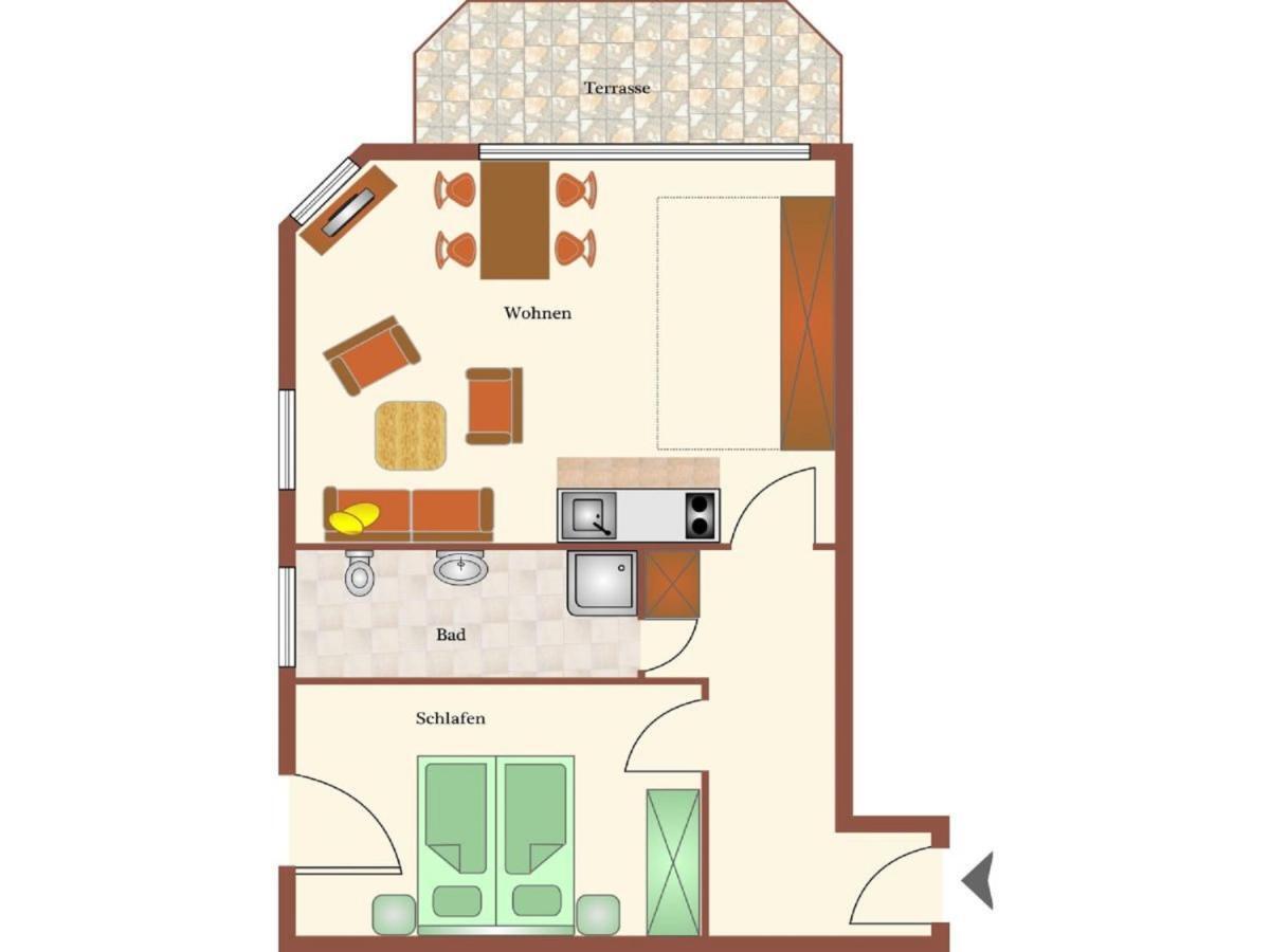 Appartement Haus Duenenglueck, Whg. 14 à Cuxhaven Extérieur photo